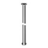 Schell Buis 10mm 40 CM chroom met 2 kragen 3/8 en 1/2