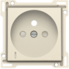 Niko 100-66607 Afwerkingsset met doorschijnende lens voor stopcontact met spanningsaanduiding penaarde en kinderveiligheid inbouwdiepte 28