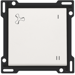 Niko 101-61106 Afwerkingsset voor wisselschakelaar voor mechanische motorsturing white