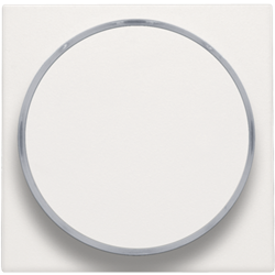 Niko 101-64006 Afwerkingsset met doorschijnende ring zonder symbool voor drukknop 6 A met amberkleurige led met E10-lampvoet white