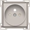Niko Original Light Grey Ondiep 21 mm centraalplaat stopcontact