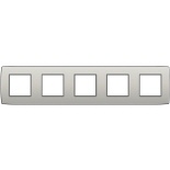 Niko light grey 5-voudig Horizontaal/Vertikaal Niko Original Light Grey