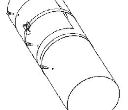 Aldes Inspectieluik (buismof voor vlinderbrandklep en MR) Ø100mm Brandklep