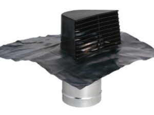 Aldes Dakkap grijs voor ventilatie + loodslab (D125mm 150mm) Dak & Gevel