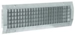 Aldes Rooster enkele deflectie afzuiging GD102 staal GD102 F1 325×75 alu/ventilati Roosters