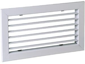 Aldes Rooster enkele deflectie (afzuiging) AC101 alu F3 300X100 alu/ventilatie Roosters