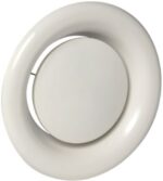Aldes Kleine verstelbare ventiel met kern serie SR143 diameter 80 Roosters
