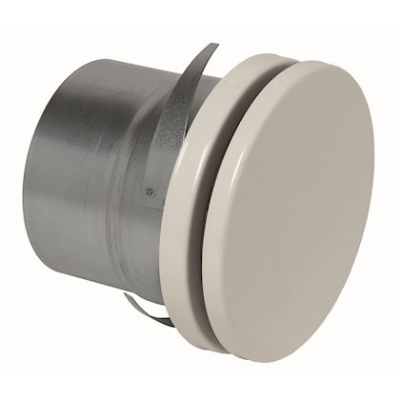 Aldes Gipsplaat Manchet holte D125 L100 Plastieke ventielen