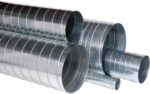 Aldes Starre ronde galva buis (BS) Z275 lengte 3m Ø100mm Galva 100mm
