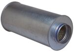 Aldes Passieve ronde geluidsdemper  passief OCTA Ø160 + rubber afzuiging/toevoer Galva verloopstukken