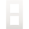 Niko intense White Tweevoudige met 60 mm verticale centerafstand Verticaal