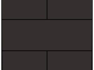 Niko intense dark brown SET toets 4-voudig voor drukknop 24V Niko drukknop 4 voudig 24 Volt