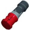 MENNEKES Koppelcontactstop PowerTOP Xtra 63A 5P 6H 400V rood IP44 met SoftCONTACT 63 ampére