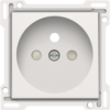 Niko Pure steel white Afwerkingsset voor stopcontact 28,5 mm STANDAARD 154-66601 RAL 000 90 00