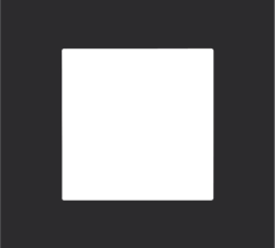 Niko Pure steel black Enkelvoudige afdekplaat