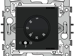 Niko Pure steel black Elektronische thermostaat Niko elektronische Thermostaten