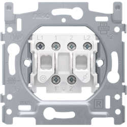 Niko wisselschakelaar en drukknop N.O. of N.G. 170-05600