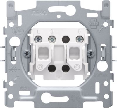 Niko rolluikdrukknop elektrisch gescheiden 10 A/250 Vac 170-15900 Niko rolluikschakelaars
