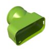 Ubbink DBOX UBB adapter naar AE55SC 60×130 cap. 58m³/h Air Excellent