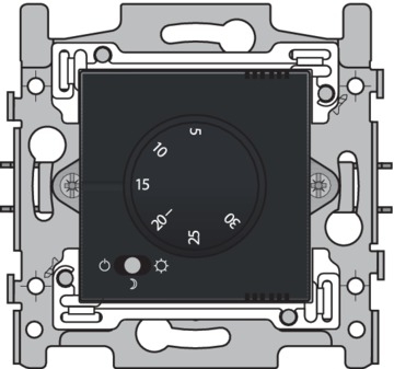 Niko Pure bakelite piano Elektronische thermostaat Niko elektronische Thermostaten