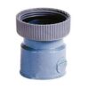 Mof met moer 6/4 x 50mm Afvoer mof met moer