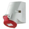 MENNEKES Wandcontactdoos 16A 5P 6H 400V rood IP44 met TwinCONTACT 16 ampére