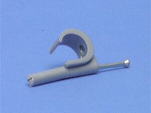 100 x MEPAC Plugclips met stalen nagel transparant voor buis 19-22 mm Nagelklemmen