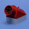 MENNEKES Toestelcontactstop 16A 5P 6H 400V rood IP44 16 ampére