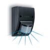 STEINEL Bewegingsmelder wandmontage registratiehoek 160° bereik 12m IP54 zwart Buiten bewegingsdetectoren
