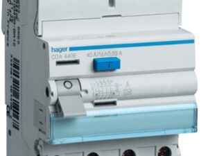Hager Aardlekschakelaar 4P 40A 30mA type A (badkamer vochtige ruimtes) Differentieelschakelaar 4 Polig