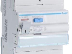 Hager Aardlekschakelaar 4P 40A 300mA type A Differentieelschakelaar 4 Polig
