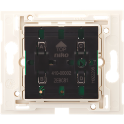 Niko Sokkel voor draadloze schakelaar met 4 bedieningsknoppen Niko draadloze schakelaar met vier toetsen