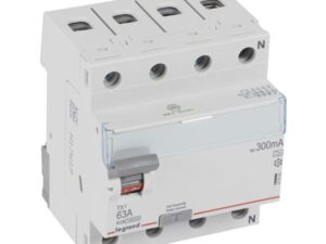 Legrand Differentieelschakelaar TX³ 4P 300mA 63A Type A 4 Polig Differentieelschakelaar 4 Polig