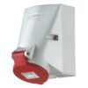 MENNEKES Wandcontactdoos 32A 5P 6H 400V rood IP44, met TwinCONTACT 32 ampére