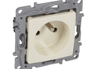 10 x Legrand Niloé contactdoos 2P+A 16A steekklem crème met spanklauwen Legrand Niloé crème
