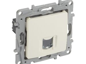 10 x Legrand Niloé contactdoos RJ45 cat. 6 UTP crème met spanklauwen Legrand Niloé crème