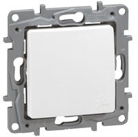 10 x Legrand Niloé wissel IP44 spatwaterdicht 10AX 250V wit schroefbevestiging Legrand Niloé wit
