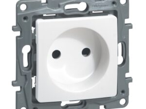 10 x Legrand Niloé contactdoos 2P 16A schroefklemmen wit met schroefbevestiging Legrand Niloé wit