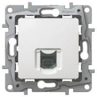 Legrand Niloé contactdoos RJ45 cat. 6 UTP wit met schroefbevestiging Legrand Niloé wit