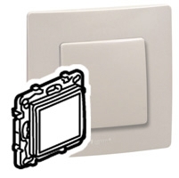 10 x Legrand Niloé afdekplaat adapter Mosaic crème met schroefbevestiging Legrand Niloé crème