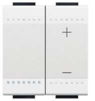 Bticino LL universele dimmer 400W 2 mod wit Dimmers met drukknop