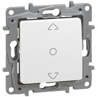 Legrand Niloé rolluikbediening met schroefbevestiging wit Legrand Niloé wit