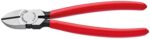 Knipex Tang Zijsnijtang gepolijste Kop kunststof Handgreep L 125 mm Zijkniptang