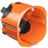 Winddichte Helia Hollewand O-range ECON 1-V H 61 mm luchtdicht met schroeven diam. 68 mm Inwerkdozen Gyproc