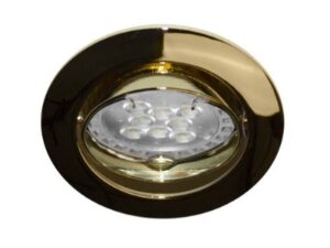 INDIGO KS1012 GU10 AUTO 50W PAR16-230V V:30° Goud Inbouwspots GU10