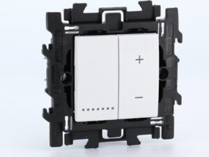 Bticino LL complete universele eco-dimmer met spanklauwen wit Dimmer met drukknoppen