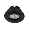 INDIGO ALIS 1014R LED 9W 800Lm 3000K 38° DIM MAT ZWART Led inbouwspots