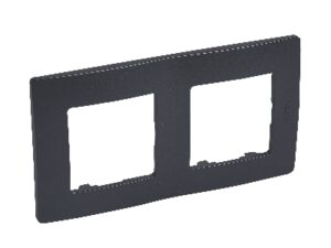 10 x Legrand Niloé DIY afdekpl.2 mechan,71mm antr. Legrand Niloé antraciet