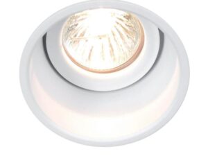 PSM LIGHTING KOZA inbouwspot rond vast excl. beugel GU10 max 35W Ø87xH110 zwart textuur Inbouwspots GU10