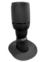 Renson Dakdoorvoer XL Ø160 Design voor platte daken zwart RAL9005 Dak & Gevel